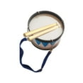 thumbnail image 2 of QualitChoice Snare Drum for Kids Percussion Stage Home Blue Performance for School, 2 of 6