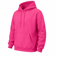 thumbnail image 5 of Trgacdwlo Mens Hoodies Solid Color Long Sleeve Mens Hooded Sweatshirts Workout Fall Winter Mens Pullover Shirts with Pocket Pink XL, 5 of 6