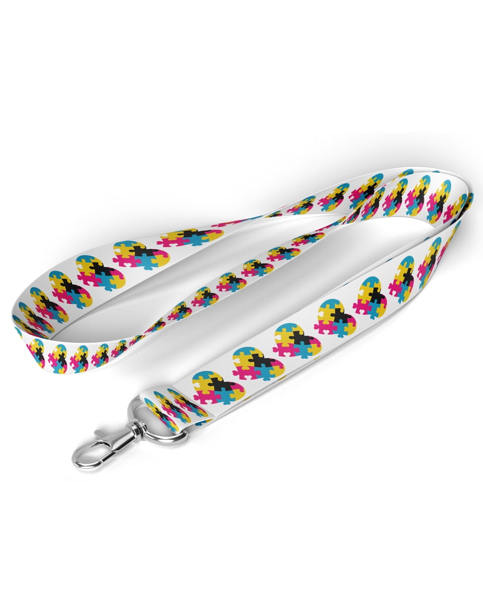 Holder of multiple things autism work ID Neck Strap Lanyard With Metal Clip 