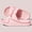 Pink, variant on Cartoon Slippers Suitable for Both Men And Women, Designed for Indoor And Outdoor Use. They Feature a Thick EVA Sole And Are Adorned with a Cute Cartoon Bear Pattern.