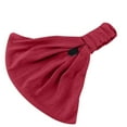 thumbnail image 2 of Red Heardband 1 Pcs Solid Color Headband Anti Slip Buttons Head Doctor Kerchief Hat, 2 of 4