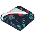 thumbnail image 4 of Manta de franela MGEZCOO: suave, ligera, antibolitas, hipoalergénica, perfecta para la cama, el sofá, camping y viajes., 4 of 7
