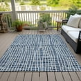 thumbnail image 6 of Addison Rugs Chantille Indoor/Outdoor Transitional Stripes Navy Washable Rectangle Rug, 10' x 14', 6 of 6