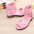 thumbnail image 6 of Fesfesfes Fashion Girls' Sandals Roman Shoes High Heels Students' Dance Shoes Children's Sandals, 6 of 8