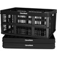 thumbnail image 1 of Caja utilitaria plegable CleverMade CleverCrates, 45 L, paquete de 3, 1 of 9