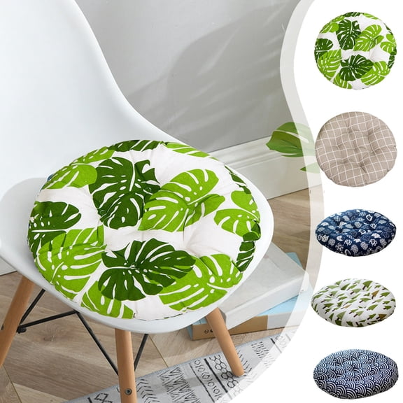kladzum Seat Cushion Soft Round Chair Pad Garden Patio Home Kitchen Office Seat Cushion Diameter 18" Chair Mat for Office Desk Living Room Decor