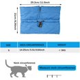 thumbnail image 2 of Cat Recovery Collar, Soft Adjustable Cat Cone Collar, Breathable Cat Neck Protective Collar After Surgery Stop Licking, Elizabethan Collar, Lightweight Waterproof Pets Cone Alternative(S), 2 of 7