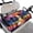 Tropical Sunset View, variant on Whosucclay Coconut Tree Print Golf Cart Seat Protector, with Storage Pockets Golf Cart Seat Cover Soft Fashion Golf Cart Seat Towel Blanket for Most 2 Seats