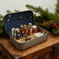 thumbnail image 4 of BQBQERT Portable Small Nativity Scene Set for Desk Shelf Decoration During Christmas Season Portable Holiday Decors, 4 of 8