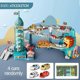 thumbnail image 1 of Electric Railway Car Dinosaur Building Parking Local Adventure Racing Rye Car Toys, 1 of 5