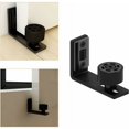 thumbnail image 4 of Qucyy Adjustable Black Floor Guide Bottom Guide For Sliding Wood Door Wall/Door, 4 of 5