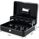 thumbnail image 4 of Caja de seguridad con cerradura YONGSHENG organizador de ahorro de DINERO 11.81 lx 9.45wx 3.54h pulgadas negro XL grande, 4 of 5