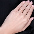 thumbnail image 5 of 14kt Rose Gold 1/10ct Diamonds Art Deco Vintage Inspired Anniversary Wedding Band Ring, 5 of 5