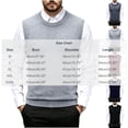 thumbnail image 2 of Zvmxot Crew Neck Sweater Vests for Men Sleeveless Sweater Lightweight Pullover Casual Slim Fit Warm Thermal Tops, 2 of 6