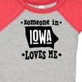 thumbnail image 4 of Inktastic Someone in Iowa Loves Me Souvenir Boys or Girls Baby Bodysuit, 4 of 5