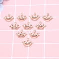 thumbnail image 3 of Racing Butterfly 10Pcs/Set Alloy Crystal Small Crown Charms Pendant DIY Craft Jewelry Making, 3 of 8