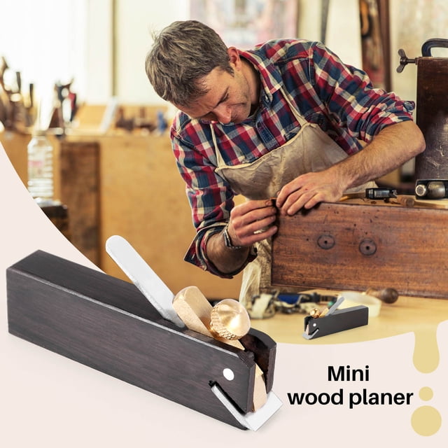 Mini Rabot à Main en Bois Outil de Menuiserie Facile à Utiliser Raboteuse d'Angle Durable Outil de Charpentier pour Faire des Violons