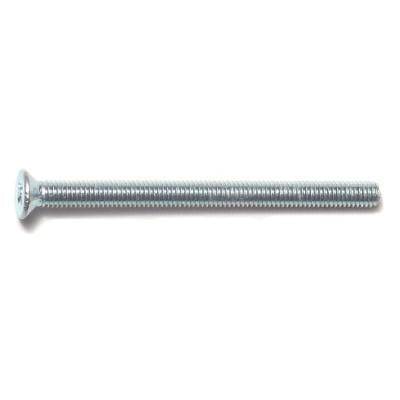 

3mm-0.5 x 40mm Zinc Plated Class 4.8 Steel Coarse Thread Phillips Flat Head Machine Screws