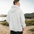 thumbnail image 4 of HISITOSA Sudadera con Capucha de Forro Polar de Manga Larga para Hombre, Ligera, de Uso Tecnológico, Suéter de Algodón Suave, Unisex, Casual, 4 of 8