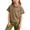 Khaki, variant on Boys Button Down Shirt Solid Lightweight Short Sleeve Collared School Uniform Top for 1-7 Years