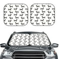 thumbnail image 2 of Haiem Dachshund Dog Puppy Car Windshield Sun Shade (2 Pieces) Foldable Windshield Sun Shade Car Accessories for Truck SUV Pickup-Small, 2 of 7
