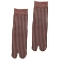 thumbnail image 5 of Elastic Cotton Tabi Socks 2 Toe Socks -Flops Socks Unisex Coffee, 5 of 7