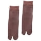 thumbnail image 5 of Chanclas de algodón puro para mujer, calcetines tobilleros de dos dedos, calcetines Tabi transpirables café, 5 of 7
