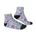 thumbnail image 6 of Salouo Cartoon colorful cute cat Pattern Unisex Middle Tube Socks,Middle-Finger Knee High Socks Over The Calf Tube Stocking Crew Stockings for Women and Men Tube Socks, 6 of 8