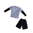 thumbnail image 2 of TISHITA 1/6 Doll Clothes Sweatshirt Costume Accessory for 12inch Action Figure Dolls Tops pants, 2 of 8