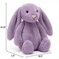 thumbnail image 3 of Kiewfjdk Soft Easter Bunny Plush Toy - Cute Stuffed Rabbit Animal | Fluffy Long-Ear Bunny for Kids, Bunny Stuffed Animal, Easter Decor & Nursery | Purple Colors (Perfect for Mother's Day Gifts), 3 of 9
