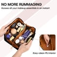 thumbnail image 3 of Bolsa cosmética de viaje ALEXTINA de gran capacidad impermeable negra, 3 of 8