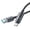 usb typec-Black, variant on Auto Off USB C Fast Charging Cable With Intelligent Power Protections And LED Light For Phones Tablets Laptops
