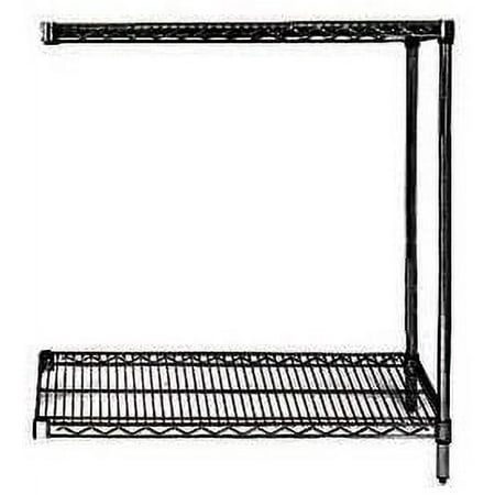 

21 Deep x 30 Wide x 14 High 2 Tier Black Add-On Shelving Unit