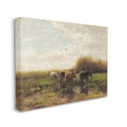 thumbnail image 3 of Cattle Stepping Rural Scenery Animals & Insects Graphic Art Gallery Wrapped Canvas Print Wall Art, 3 of 7