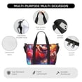 thumbnail image 4 of Lsque Mario Pattern Hand Travel Bag – Lightweight & Durable Oxford Luggage, Water-Repellent Carry-On with Multiple Compartments & Adjustable Strap, 4 of 8