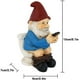 thumbnail image 2 of Gnomo de jardín Dedo medio Humor Estatua de gnomo de jardín Decoración de gnomos de jardín de poliresina para exteriores (D) JFHHH pequeña, 2 of 5