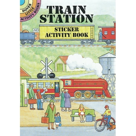 Dover Publications-Train Station Sticker Activity Book | Walmart Canada