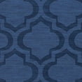 thumbnail image 6 of Hauteloom Institute Wool Living Room, Bedroom Area Rug - Solid & Striped - Navy - 2' x 3', 6 of 11