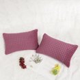 thumbnail image 3 of PiccoCasa 12"x20" Plush Throw Pillowcase for Sofa Bed, Fuchsia, 3 of 8
