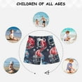 thumbnail image 6 of ALAZA Boys Swim Trunks Football Helmet Beach Board Shorts Drawstring Swimsuit L, 6 of 6