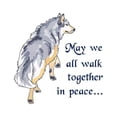 thumbnail image 2 of CafePress - WALK TOGETHER IN PEACE Mugs - 11 oz Ceramic Mug - Novelty Coffee Tea Cup, 2 of 4