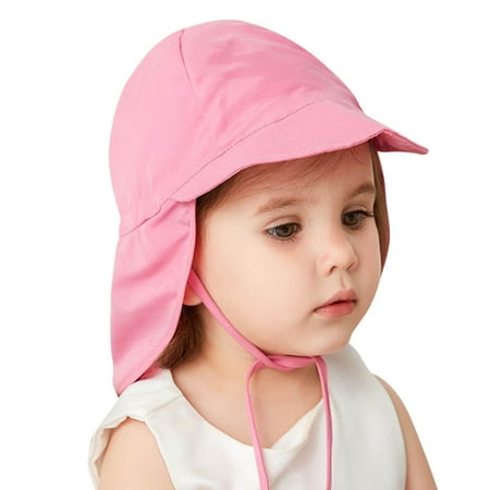 

kpoplk Kids Hats Winter Kid s Cartoon Sun Hat Wide Brim UPF 50+ Protection Hat For Toddler Boys Girls Adjustable Bucket Hat(Pink)