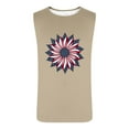 thumbnail image 4 of Camiseta sin mangas de cuello redondo para hombre, ropa de ocio, fitness, para el hogar, pijamas, camiseta con estampado de moda a color, blusa deportiva de poliéster para hombre, 4 of 5