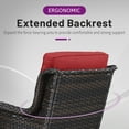 thumbnail image 4 of POCASSY Patio Chairs Set of 4 with Cushions for Porch Deck Backyard, 4 of 9