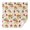 Red Mushroom Frog, variant on Red Mushroom Gnome Dark Green Pattern Square Tablecloth,Waterproof Square Table Cover,Wipeable Spillproof Washable Table Cover for Home Kitchen Party Decor 42"X42"(107x107cm)