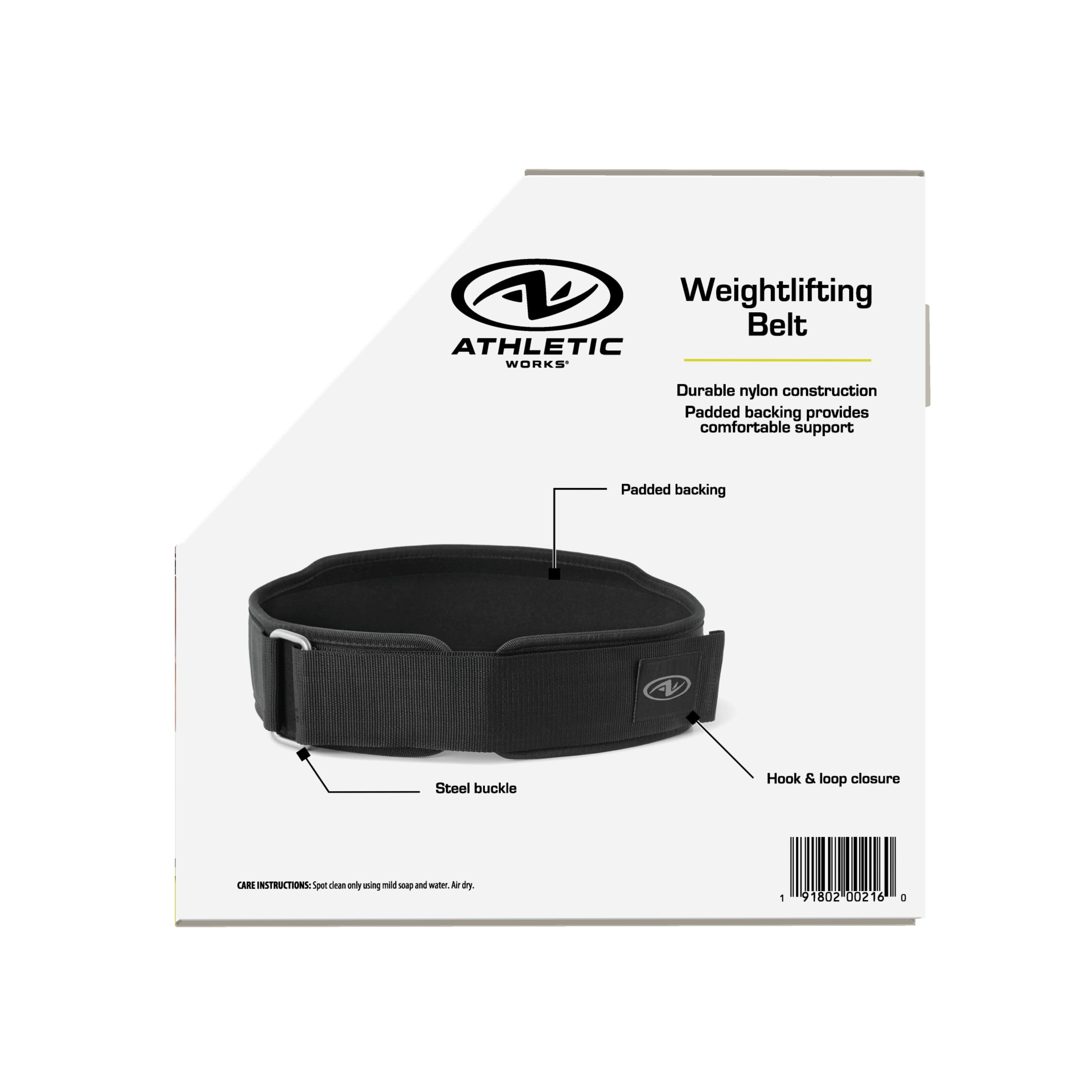 Athletic Works Weight Lifting Belt SM High Quality Material Waist Range 27in to 33in Adjustable Buckle – Your Ultimate Lifting Companion