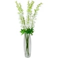 thumbnail image 5 of Northlight Real Touch™ White Delphinium Artificial Floral Stems, Set of 6 - 40", 5 of 9
