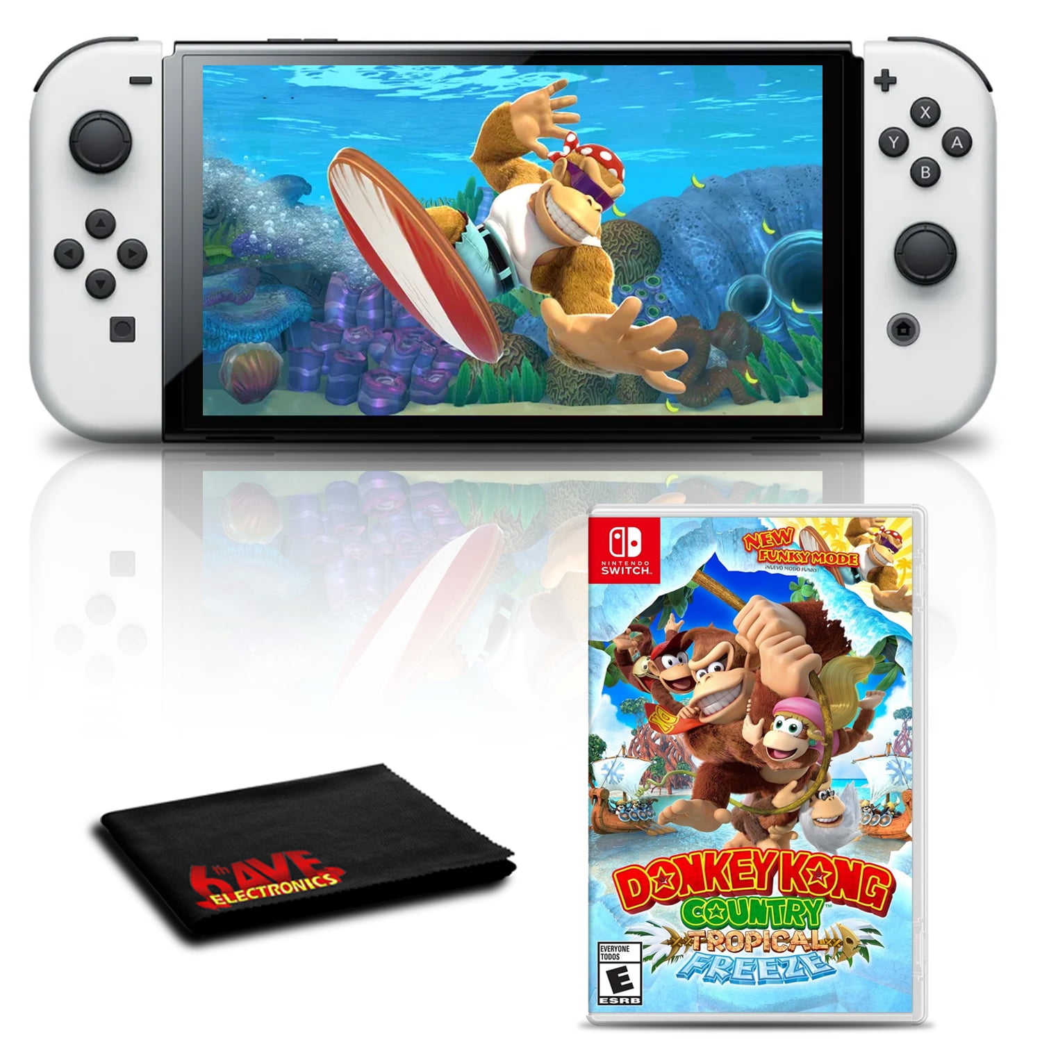 Pine overvåge ophavsret Nintendo Switch OLED White with Donkey Kong Country Tropical Freeze Game |  Walmart Canada