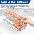thumbnail image 2 of Soporte para huevos MesRosa para nevera, enrollado automático de 28 huevos, 2 of 7