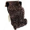 thumbnail image 3 of Plutus Brown Leopard Faux Fur Luxury Throw Blanket, 3 of 3